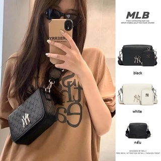 ภาพขนาดย่อสินค้าMLB NY UNISEX CURVED CAPNY NEW YORK YANKEEกระเป๋าหนังทรงสี่เหลี่ยมสพายข้างสไตล์เกาหลีขนาดสายปรับได้