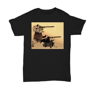 [S-5XL] เสื้อยืด พิมพ์ลาย Samurai Snipers สําหรับผู้ชาย 450267