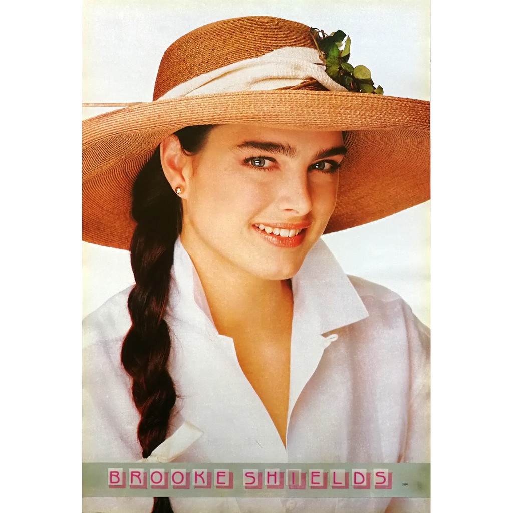 โปสเตอร์-ดารา-หนัง-บรุก-ชีลส์-brooke-shields-1987-poster-20-x31-inch-american-actress-model-80s