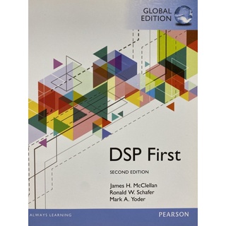 9781292113869 DIGITAL SIGNAL PROCESSING FIRST (DSP FIRST) (GLOBAL EDITION)