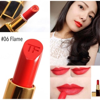 Beauty-Siam แท้ทั้งร้าน !! แบ่งขายลิปสติก TOM FORD LIPSTICK ปริมาณ 0.25 กรัม สี FLAME MATTE พร้อมแปรงทาลิป