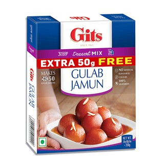 Gits Instant Gulab Jamun Dessert Mix 200g กุหลาบ จามูน มิกซ์