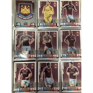 2014-2015 Topps Match Attax West Ham United