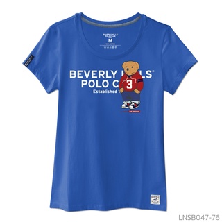 Beverly Hills Polo Club เสื้อยืดคอกลมผู้หญิง แขนสั้น รุ่น LNSB047
