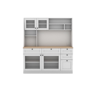 โปรโมชั่น : SB Design Square SB DESIGN SQUARE KUCHE ตู้เก็บของ ตู้สูง Rohan ขนาด 160x40x180 ซม. - สีขาว แบรนด์ KUCHE