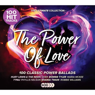 CD Audio คุณภาพสูง เพลงสากล 100.Hits.The.Ultimate.Collection.The.Power.Of.Love (5CD)