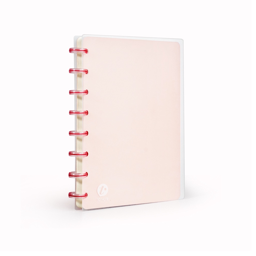 folio-x-to-note-ruled-a5-pink-สมุดโน้ตแบบมีเส้น-สามารถดึงกระดาษออกหรือเข้าเล่ม-จัดหน้าได้อิสระ
