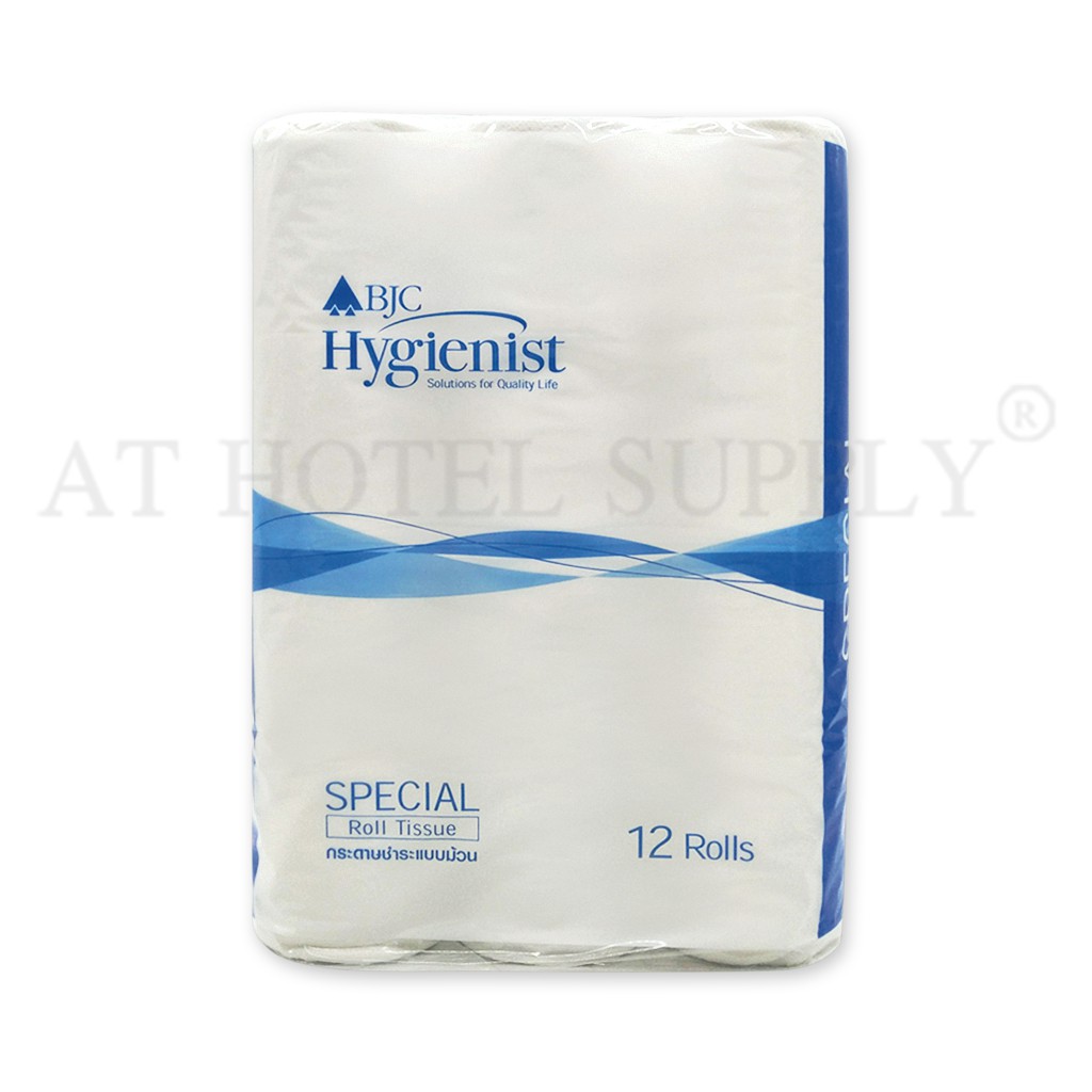 bjc-hygienist-special-กระดาษชำระแบบม้วน-กระดาษชำระ-กระดาษชำระม้วนเล็ก-ยี่ห้อ-บีเจซี-สเปเชียล-144-ม้วน-1ลัง