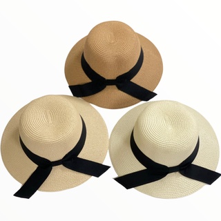 ภาพหน้าปกสินค้าหมวกสานผู้หญิง [รุ่นA030] หมวกปีกกว้าง หมวกกันแดด หมวกแฟชั่น หมวกเที่ยวทะเล หมวกสวย หัวกลมประดับด้วยโบว์ ที่เกี่ยวข้อง