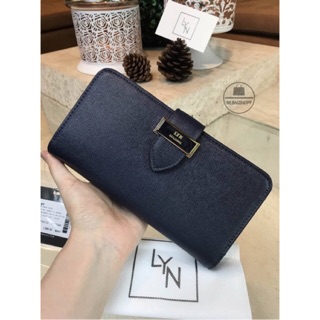 LYN JACKLE LONG WALLET (outlet) สีน้ำเงิน
