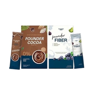 🚘พร้อมส่ง🚘  โกโก้ ฟาวเดอร์+แถมไฟเบอร์ Founder cocoa
