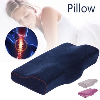 【บลูไดมอนด์】Orthopedic Memory Pillow for Neck Pain Neck Protection Slow Rebound Memory Foam Pillow Health Care Cervical