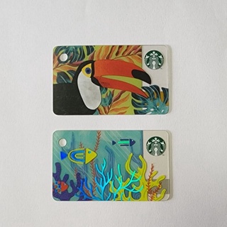 ภาพขนาดย่อของสินค้าบัตรสตาร์บัค บัตรเปล่า ไม่มีเงินในบัตรขนาดมินิ Starbucks Mini card ( Starbuck )