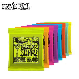 สายกีตาร์ไฟฟ้า Ernie Ball Super Slinky 009 010 Nickel Wound 6 Strings อุปกรณ์เสริม สําหรับกีตาร์ไฟฟ้า