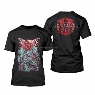 เสื้อยืดผู้ชาย เสื้อยืด พิมพ์ลาย Crushing THE FATE S-5XL