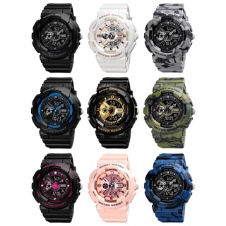 สินค้า SKMEI 1689 นาฬิกาข้อมือสองระบบสำหรับเด็กและผู้หญิง กันน้ำ ของแท้ 100%