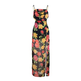 USEMEREPEAT - Summer Floral Garden Maxi Dress