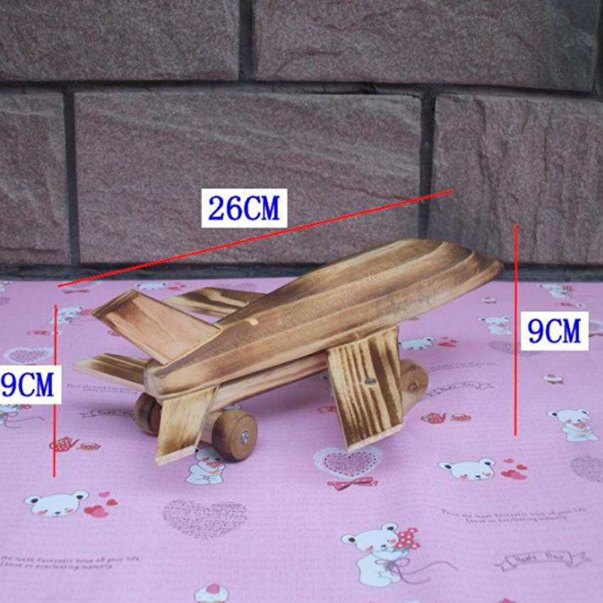 เครื่องบินไม้จำลอง-เหมาะใช้ตกแต่งห้องนั่งเล่น-โต๊ะทำงาน