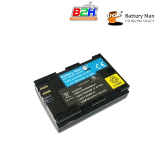 Battery man for Canon LPE6  รับประกัน 1 ปี