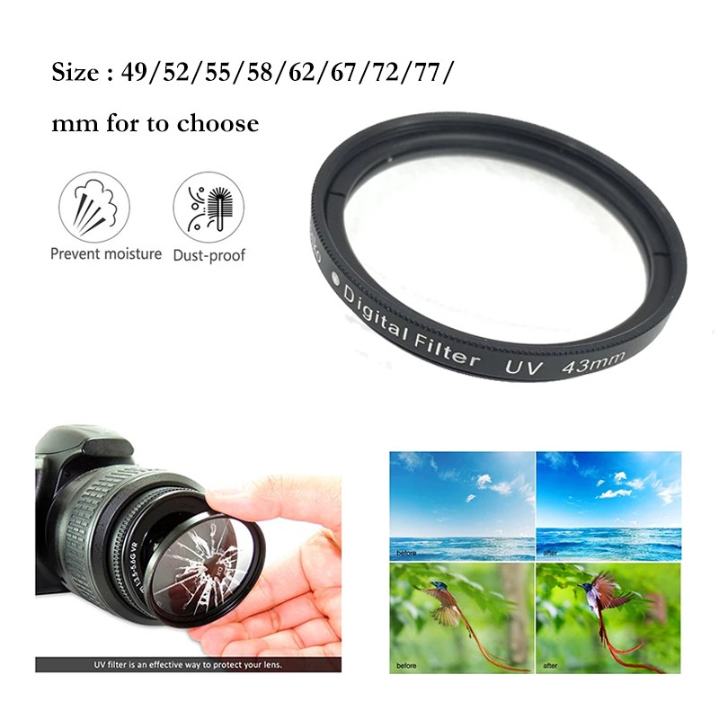 ภาพหน้าปกสินค้าkenko UV Filter ฟิลเตอร์กล้อง กันแตก กันรอย ป้องกันหน้าเลนส์และแสงUV สำหรับเลนส์ทุกขนาด จากร้าน preeyawadeebam บน Shopee