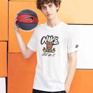 เสื้อแฟชั่นผญ2022 อื่นๆ - เสื้อยืดผ้าฝ้าย Nike พิมพ์แฟชั่น Just Do It ออกแบบเสื้อบาสเก็ตบอล Unisex