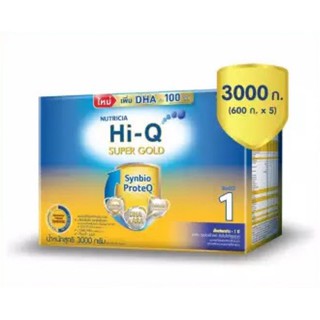 สินค้า Hi-Q ซุปเปอร์โกลด์ สูตร1 ขนาด 3,000 กรัม (แบ่งจากกล่องใหญ่)