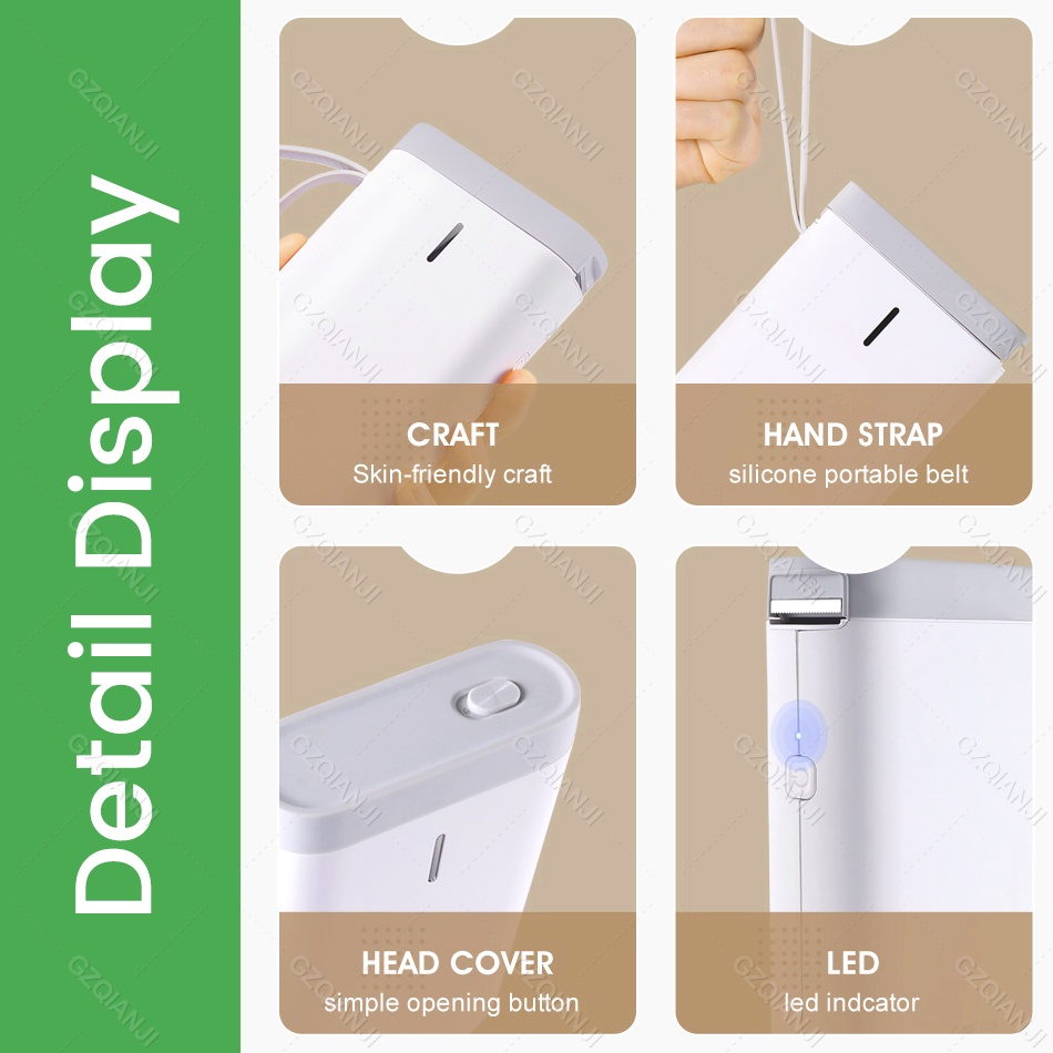 2022 Nimbot Label Maker D11 D110 with Thermal Label Paper Roll Mini