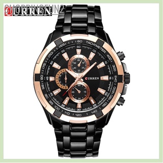 สินค้า CURREN นาฬิกาข้อมือผู้ชายที่หรูหรา นาฬิกาข้อมือแฟชั่นกีฬาควอตซ์ นาฬิกาโลหะผสมกันน้ำ 8023
