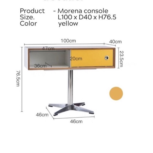 morena-console-in-yellow-ชั้นวางของ-ชั้นวางเอนกประสงค์-ของตกแต่ง-mid-century-งานสั่งทำ-30-วัน