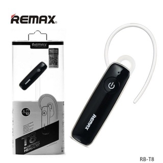 Remax RB-T8 หูฟังบลูทูธ Bluetooth Headset V4.1 Dual Connect หูฟังบลูทูธไร้สาย หูฟังไร้สาย แบบข้างเดียว