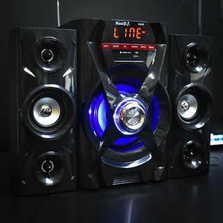 Music D.J. D-860b Multimedia Speaker ลำโพงซับวูฟเฟอร์ ระบบ2.1