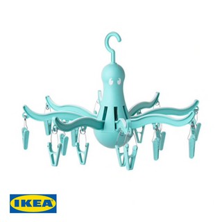 ภาพขนาดย่อของสินค้าNEW IKEA ที่ตากผ้าแบบไม้หนีบ 16 ตัว PRESSA