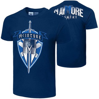 เสื้อยืดผ้าฝ้ายพิมพ์ลายขายดี Drew McIntyre 