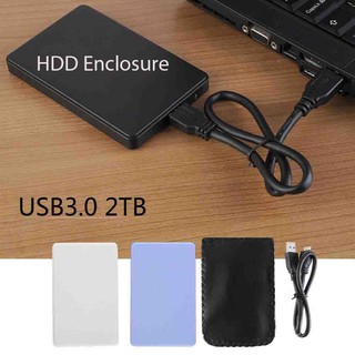 สินค้า USB 3.0 2.5 \"2TB SSD HD ฮาร์ดดิสก์ไดรฟ์ SATA กล่องภายนอก