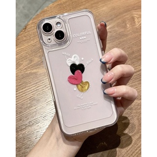 เคสไอโฟนแบบใสลายหัวใจ&ตัวอักษร