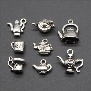 สินค้า Cup And Tea Charms Diy Fashion Jewelry Accessories Parts Craft Supplies Charms For Jewelry Making