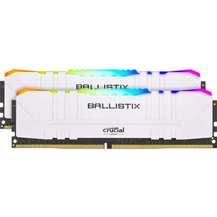 Crucial Ballistix RGB 16GB DDR4 3600MHz CL16 DIMM (2x8GB) White