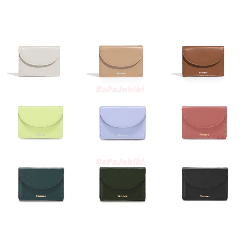 พร้อมส่ง-fennec-halfmoon-mini-wallet-กระเป๋าตัง-crinkle-นำเข้าจากเกาหลี