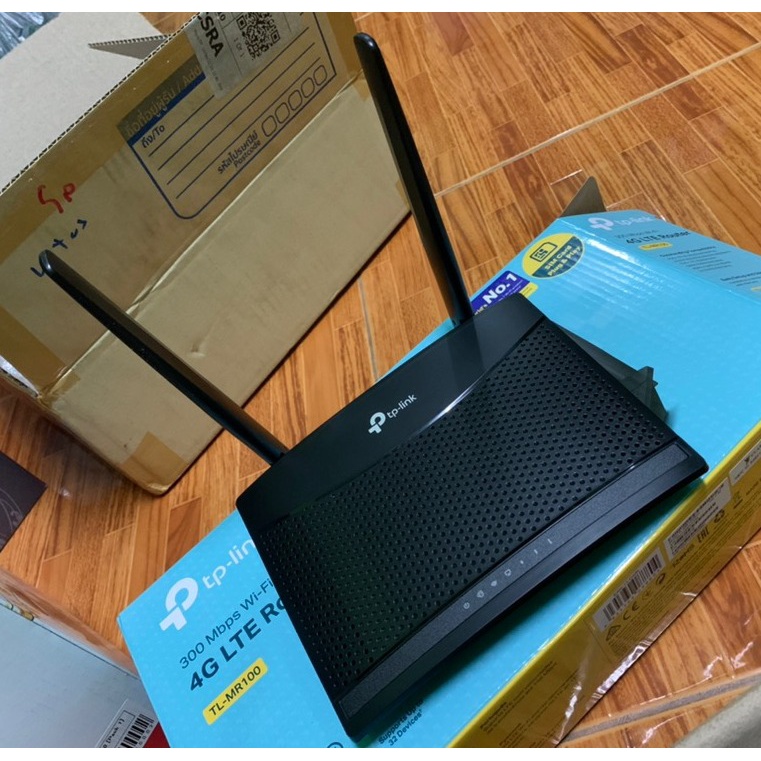 ส่งจากไทย-tp-link-tl-mr100-300-mbps-router-แบบใส่ซิม-รองรับ-4g-ทุกเครือข่าย-wireless-n-4g-lte-router-เร้าเตอร์-ใส่ซิม