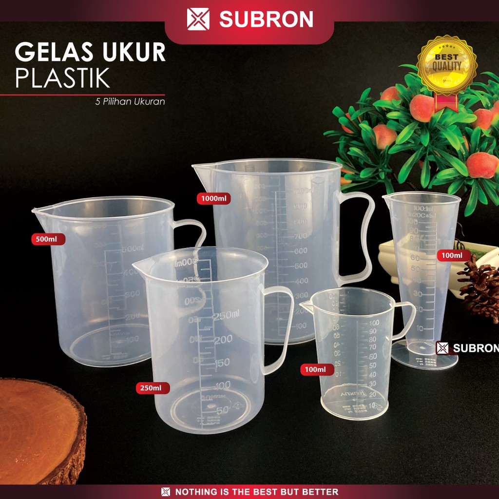SUBRON ถ้วยตวงพลาสติก 500 มล. 0.5 ลิตรสายตวงเกรดอาหาร | Shopee Thailand