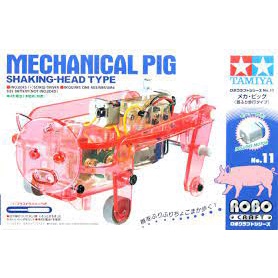 โมเดลประกอบ-tamiya-ta71111-mechanical-pig-shaking-head-type