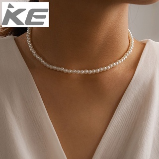 Jewelry Korean temperament all-match pearl necklace womens single necklace clavicle chain for