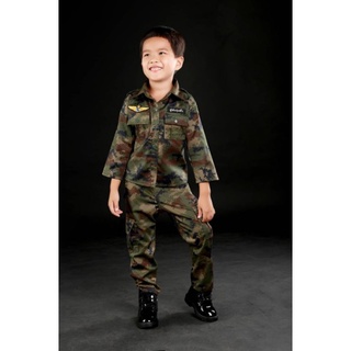 (nt)ชุดทหารเด็ก ชุดทหาร ชุดอาชีพเด็ก