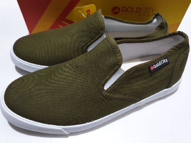 ภาพหน้าปกสินค้ารองเท้าผ้าใบแบบสวม ผ้าใบสลิปออน Goldcity1271 เบอร์39-45 จากร้าน gotshoesla บน Shopee