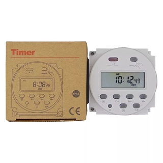 จับเวลา 220V 110V 24V 12V CN101A Digital LCD Power TIMER สลับเวลาโปรแกรมรีเลย์ 16A CN101