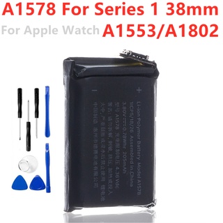 ❤Original Battery A1578 For aple Watch Series 1 38mm A1578 A1553 A1802 205mAh + Free Tools