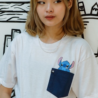 เสื้อยืดคอกลม Pocket Stitch | Thrift Apparel Pocket Teeเสื้อยืด