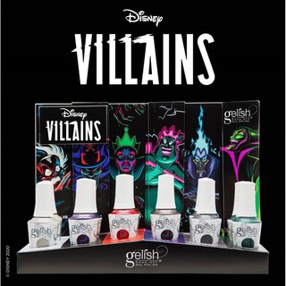 GELISH Disney Vallains Fall 2020.สีเจลแบรนด์แรกของโลก เนื้อแน่นแนวแมทเทอลิคและแมทเงา