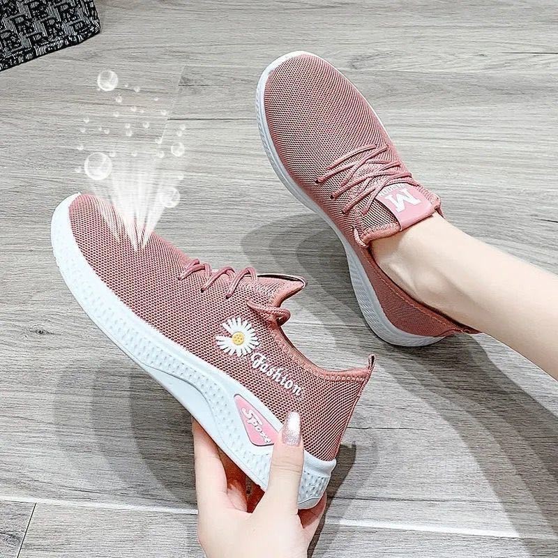 รองเท้ากีฬาผู้หญิง-ดอกเดซี่-daisy-sneakers-women-sports-shoes