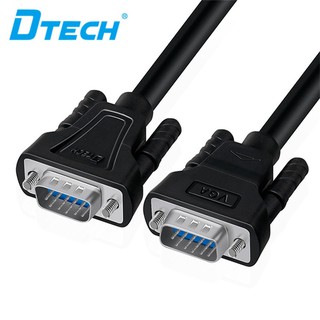 ภาพหน้าปกสินค้า[แท้100%] Dtech สาย CABLE VGA ยาว 1.5m  5m 10m 15M ผู้/ผู้  มาตรฐาน 15 pin VGA Cable For Computer Projector PSP HDTV ที่เกี่ยวข้อง